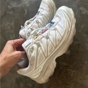 Salomon White Running Shoes